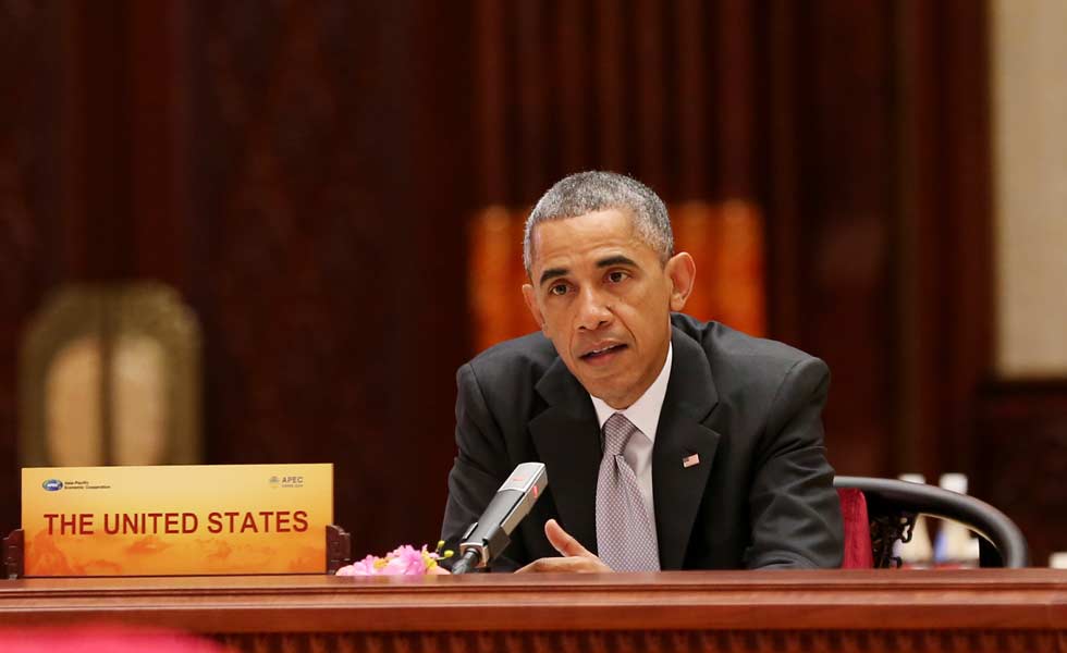 各經(jīng)濟體領導人、代表在APEC第二十二次領導人非正式會議上發(fā)言