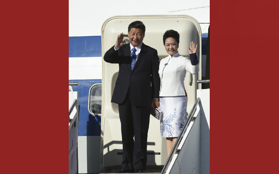 習(xí)近平抵達西雅圖開始對美國進行國事訪問