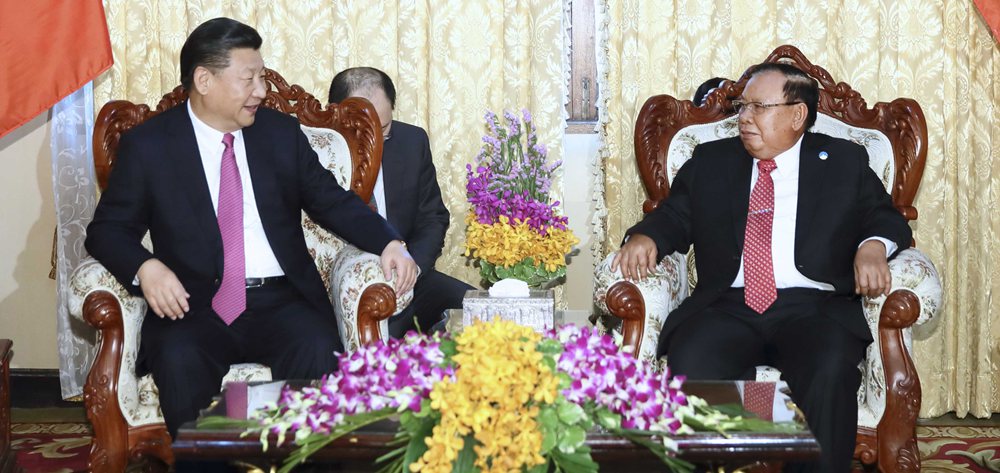 習近平同老撾人民革命黨中央委員會總書記、國家主席本揚舉行會談