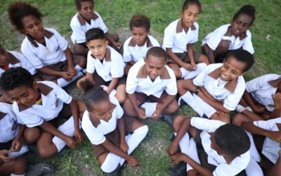 歡迎習主席！巴新兒童齊唱《茉莉花》