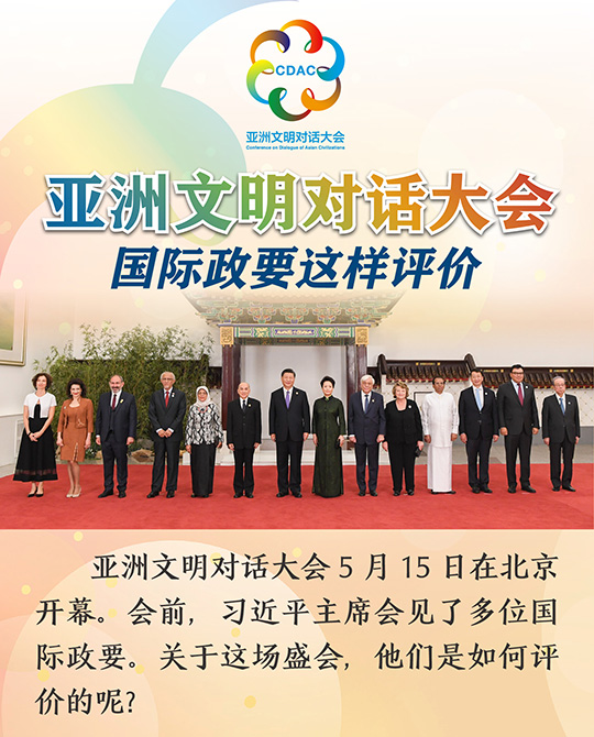 亞洲文明對話大會，國際政要這樣評價