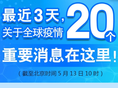 【圖解】最近3天，關(guān)于全球疫情20個重要消息在這里！