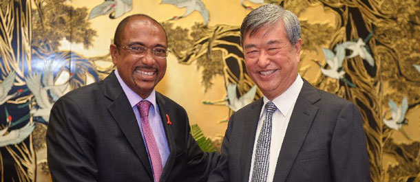 李從軍會見聯合國艾滋病規(guī)劃署執(zhí)行主任