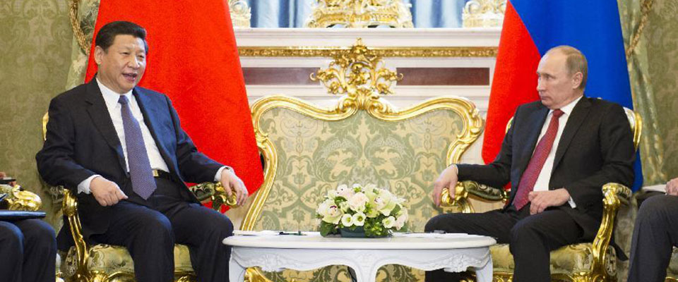 2013年3月，習(xí)近平與普京舉行會(huì)談