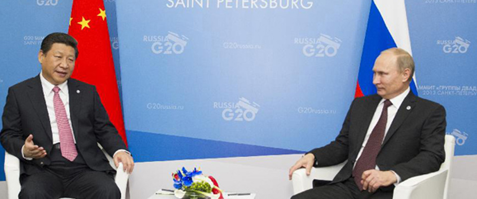 2013年9月，習(xí)近平會見俄羅斯總統(tǒng)普京