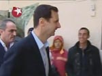 敘利亞戰(zhàn)爭三周年 阿薩德探訪難民安置點(diǎn)